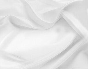 White silk fabric