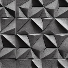 Detailreiches nahtloses Muster aus Stein und Beton, das einzigartige, geometrische Muster formt. Perfekt zur Betonung von Struktur und Design, Steinmuster, Betonmuster, Risse, seemless pattern - obrazy, fototapety, plakaty