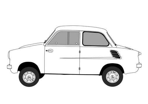 Stary polski mikrosamoch&oacute;d.