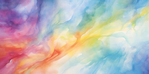Fototapeta na wymiar Watercolor colorful smooth abstract background 