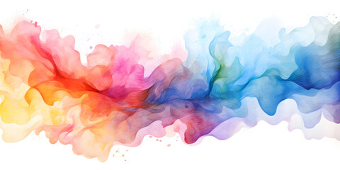 Fototapeta na wymiar Watercolor colorful smooth abstract background 