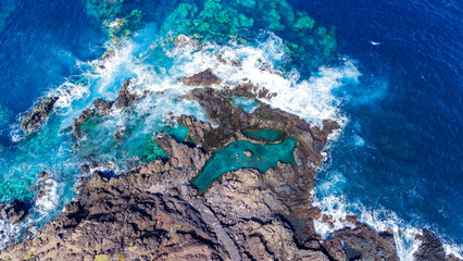 Rocky beach in tenerife