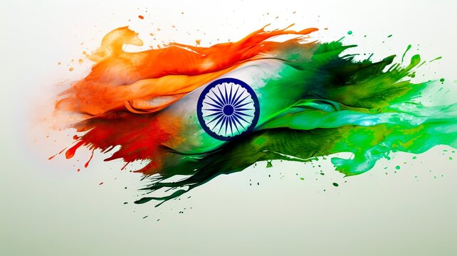 Creative Image of the Indian National Flag