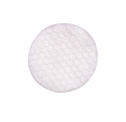 Cotton pad on a transparent background 