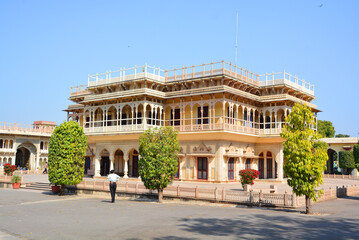Fototapeta premium City Palace, Jaipur was established at the same time as the city of Jaipur, by Maharaja Sawai Jai Singh II, who moved his court to Jaipur from Amber, in 1727