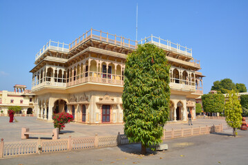 Fototapeta premium City Palace, Jaipur was established at the same time as the city of Jaipur, by Maharaja Sawai Jai Singh II, who moved his court to Jaipur from Amber, in 1727