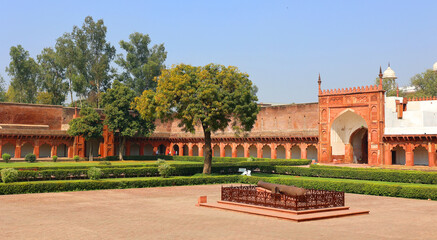 Agra Fort is a historical fort in the city of Agra and also known as Agra's Black Fort. Built by the Mughal emperor Akbar in 1565 and completed in 1573