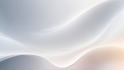 Abstract soft waves in pastel tones with a smooth gradient transition, creating a calming and minimalist backdrop.