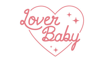 lover baby Retro SVG.