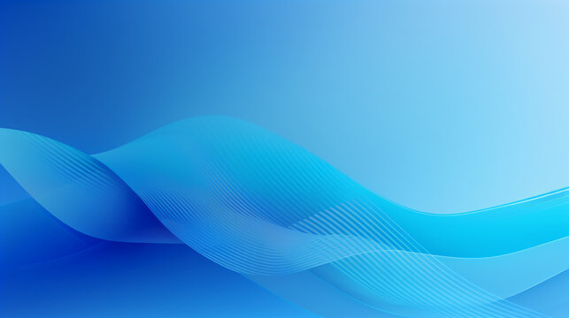 a blue abstract The light blue curved background and some blue lines adopt the webcore style. AI generative