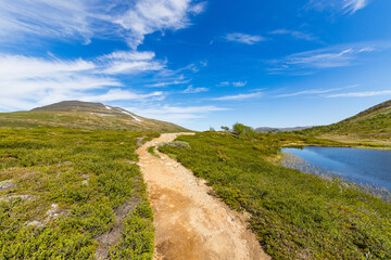 storulvafjället mountain landscape in Sweden