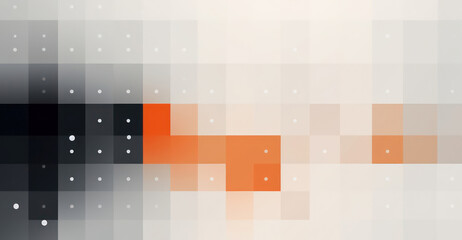 Gradient squares in gray and orange	