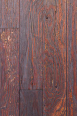 茶色い板壁の木目の模様、背景素材