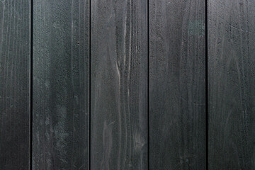 黒い板壁の木目の模様、背景素材