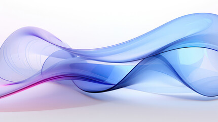 Transparent blue and lavender-colored forms