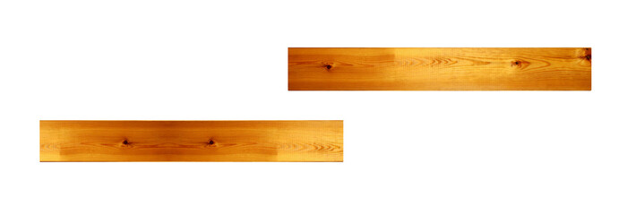 Horizontal pine boards , on a transparent background