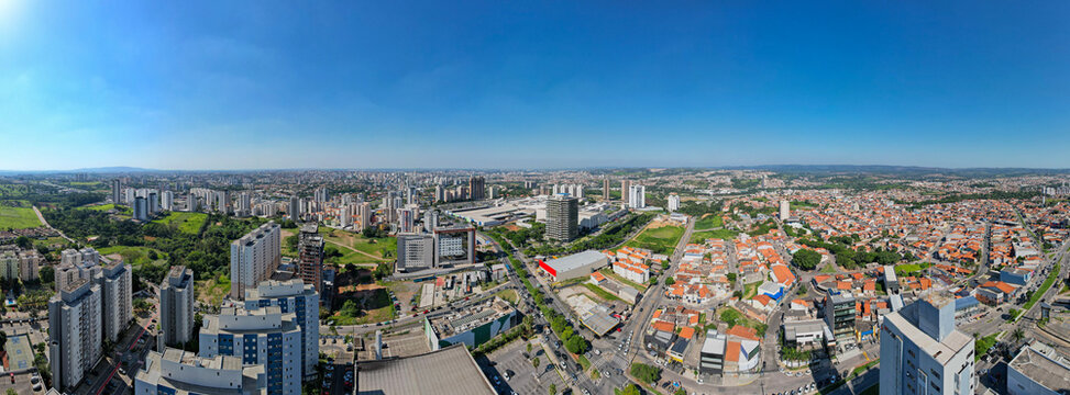 Sorocaba, vista a&eacute;rea do Campolim
