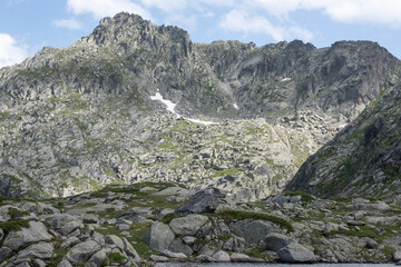 Landscape of Rila Mountain near Kalin peaks, Bulgaria