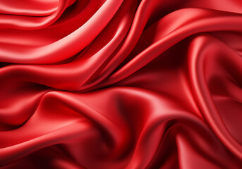 Obraz premium Luxurious background with natural silk or satin texture. Generative AI