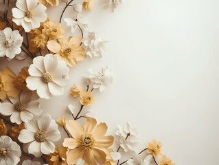Abstract floral background, floral art abstract wallpaper and background, Floral textured flower, realistic flower background with text writing area 