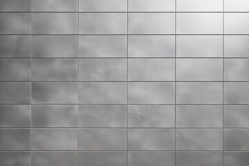 Light grey ceramic wall and floor tiles design.