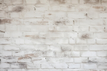 Whited brick wall background.