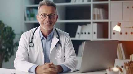 Portrait of a doctor in the office