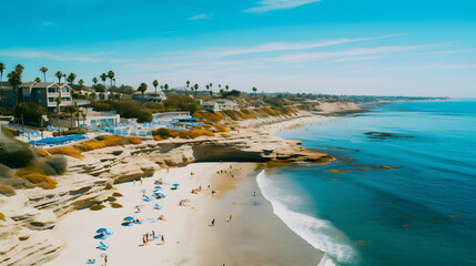 San Diego Coastline - obrazy, fototapety, plakaty
