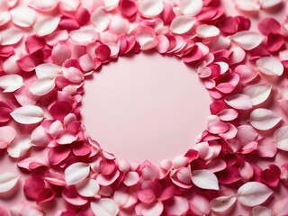 Fototapeta premium pink rose petals
