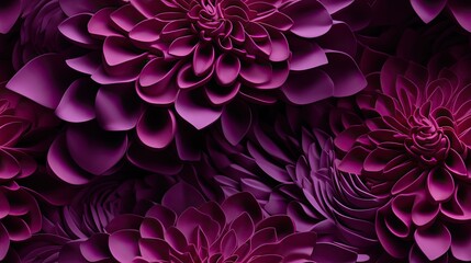 seamless purple petal background