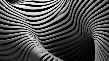Moiré patterns of thin lines converging and diverging, optical illusion, disorienting yet captivating