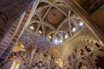 interior of the Cordoba Mosque - 676122447