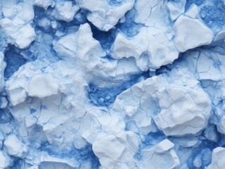 Fototapeta premium A white rock with blue veins. Background. Imitation of the nature of the Arctic.
