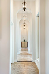 a luxury home hallway