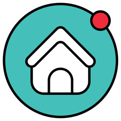 Lineal Color Contact Icon