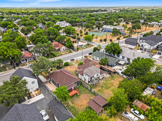 a suburban neighborhood 