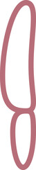 Knife Icon Pink
