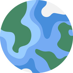 planet cartoon vector