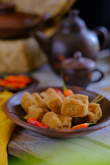 sumedang tofu, indonesian street food
