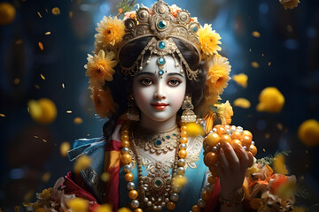 Krishna Janmashtami is a yearly Hindu festival celebrating the birth of Krishna, the eighth incarnation of Vishnu and the supreme god in the Vaishnava tradition of Hinduism,