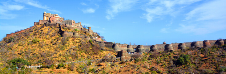 Kumbhal fort or the Great Wall of India, is a Mewar fortress on the westerly range of Aravalli Hills, 48 km from Rajsamand city  India