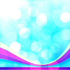 Blue bokeh background for seasonal, holidays, event and celebrations