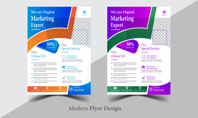Modern Marketing Flyer Template