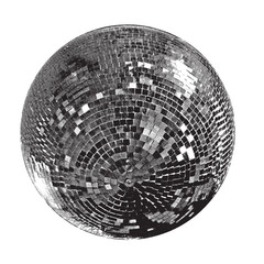 disco ball isolated 