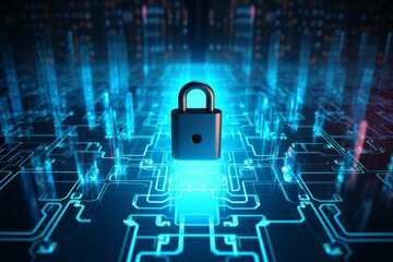 cybersecurity concept, user privacy security and encryption, secure internet access Future technology and cybernetics, 