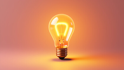 glowing bulb