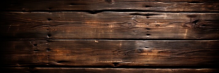 Obraz premium Captivating top view of dark wooden texture background, ideal for design and artistic projects