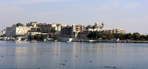 City Palace, Udaipur is a palace complex situated in the city of Udaipur in the Indian state of Rajasthan. It was built over a period of nearly 400 years,