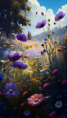 Obraz na płótnie Canvas Flower Meadow