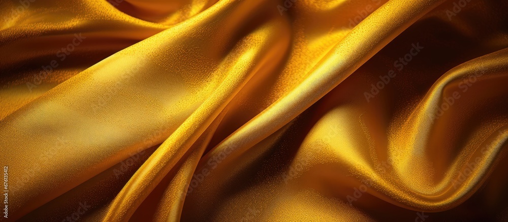 Poster the abstract pattern on the fabric s background adorned with a texture of gold showcased a mesmerizi